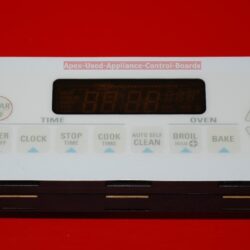 Part # 191D1001P010 - GE Oven Control Board (used, overlay fair - White)