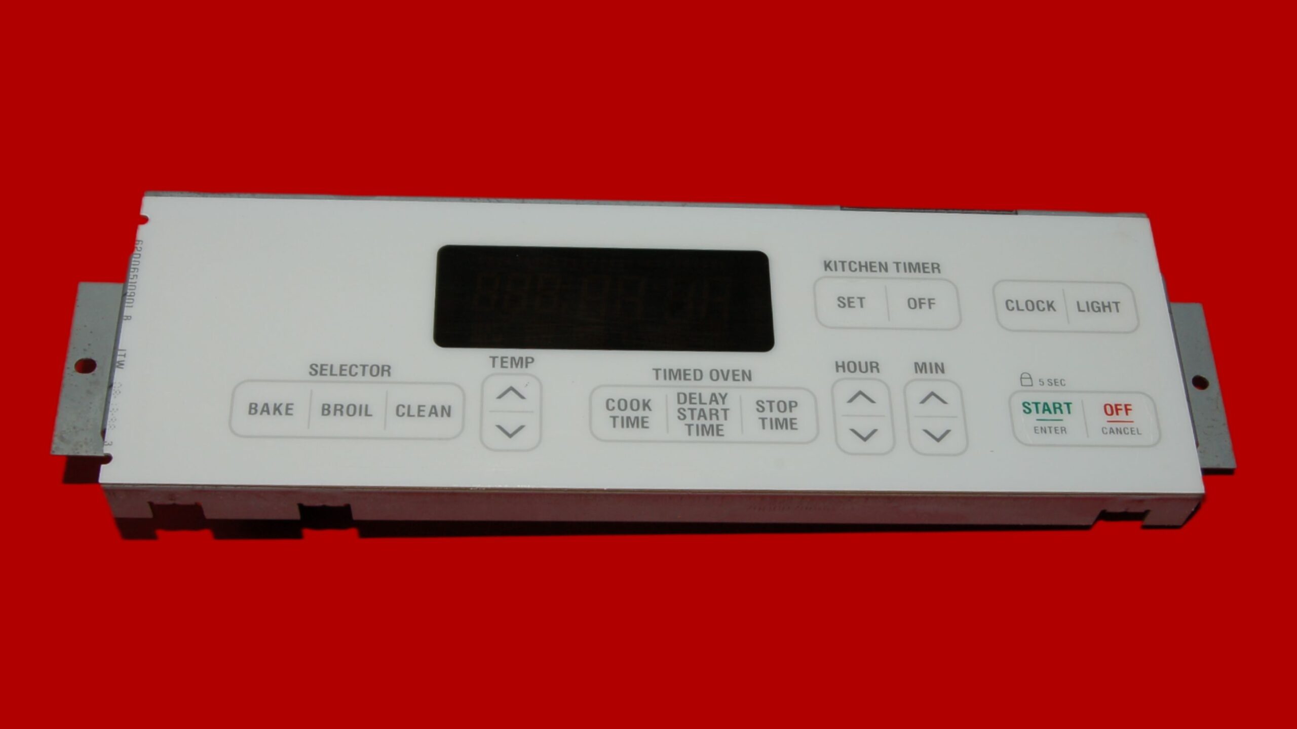 Kenmore Oven Control Board 8053737 | OEM Used Tested (overlay fair - White)