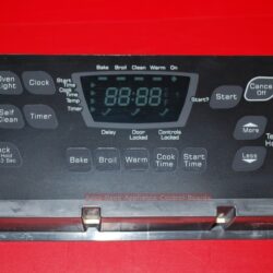 Part # W10476695 Whirlpool Oven Electronic Control Board (used, overlay fair)