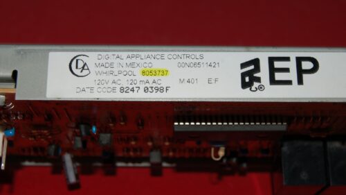 Kenmore Oven Control Board 8053737 | OEM Used Tested (overlay fair - White)