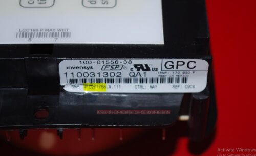 Part # W10271768 Whirlpool Oven Electronic Control Board (used, overlay good)