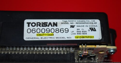 Part # 191D3675P001, WB27T10445 GE Oven Electronic Control Board (used)
