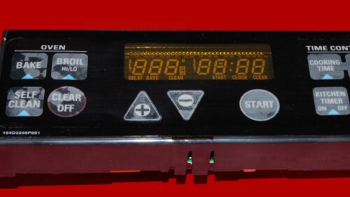 Part # 164D3261G011 | GE Oven Control Board (overlay fair - Black)