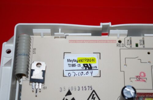 Part # 8507P262-60    Maytag Oven Electronic Control Board (used, overlay fair)