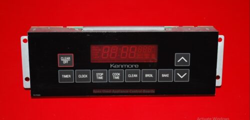 Part # WB27K5073, ERC-14500-RP Kenmore Oven Electronic Control Board (used, overlay good)