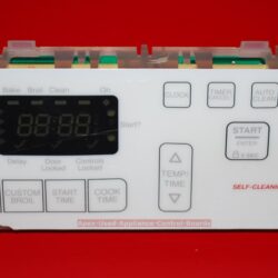 Part # 6610457, 9760304 Whirlpool Oven Electronic Control Board (used, overlay poor - Yellow)
