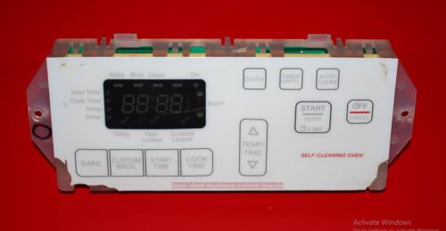 Part # 6610457, 9760304 Whirlpool Oven Electronic Control Board (used, overlay poor - Yellow)