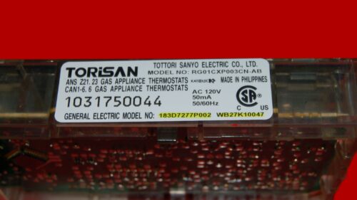 GE Gas Oven Control Board | Part # WB27K10047 | 183D7277P002 | WB27K10140 (overlay fair - Black)