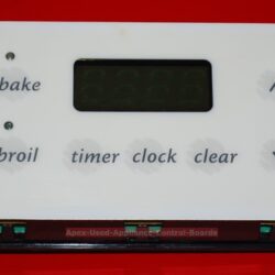 Part # 316222802 Frigidaire Oven Electronic Control Board (used, overlay fair)
