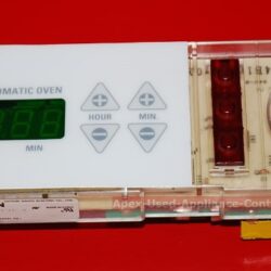 Part # 164D3146P012, WB27X10216 GE Oven Electronic Control Board (used, overlay good)