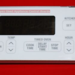 Part # 8053737 Whirlpool Oven Electronic Control Board (used, overlay fair)