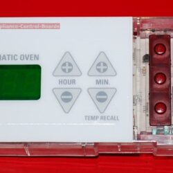Part # 191D2875P006, WB27X10311 GE Oven Electronic Control Board (used, overlay fair - White)