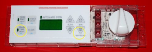 Part # 191D2875P006, WB27X10311 GE Oven Electronic Control Board (used, overlay fair - White)