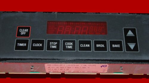 Part # WB27K5107 | ERC-14500-RP | GE Oven Control Board (used, overlay fair - Black)
