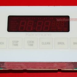 Part # ERC-14500-RP, 100-375-11, WB27K5073 GE Oven Electronic Control Board (used, overlay fair - yellow)