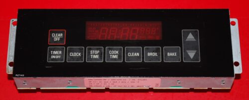 Part # WB27K5107, ERC-14500-RP GE Oven Electronic Control Board (used, overlay fair)
