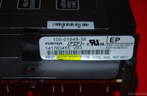 Part # WPW10626966 | W10626966 | Whirlpool Oven Control Board (overlay good - Black)