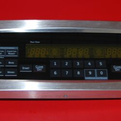 Part # WB36T11145 | WB27T10905 | 164D4778P023 GE Oven Control Board And Touch Panel (used, overlay good - Stainless Steel/Black)