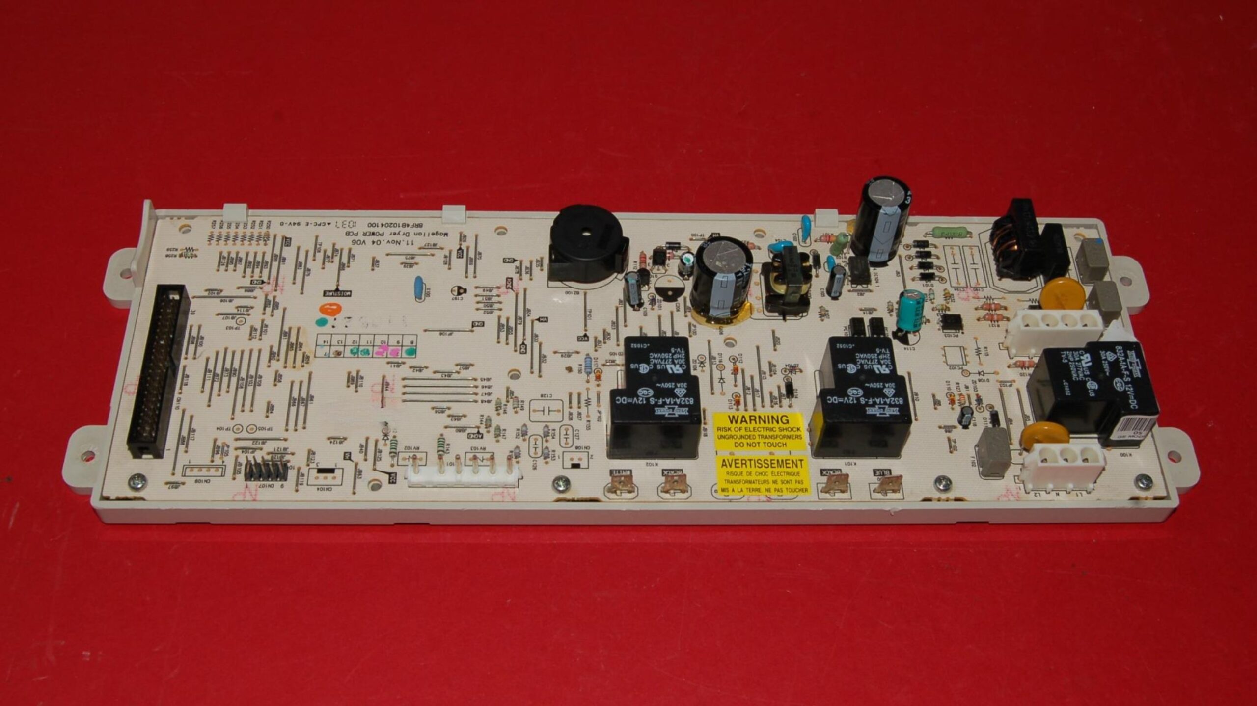 GE Dryer Control Board 212D1199G05 | WE4M485 | OEM Used Tested