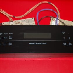 Part # 5765M338-60,7428P058-60, 7428P054-60, WP71003401 Jenn-Air Oven Touch Panel And Control Boards (used, overlay good - Black)