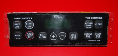Part # 183D9934P002, WB27K10210 GE Oven Electronic Control Board (used, overlay poor)