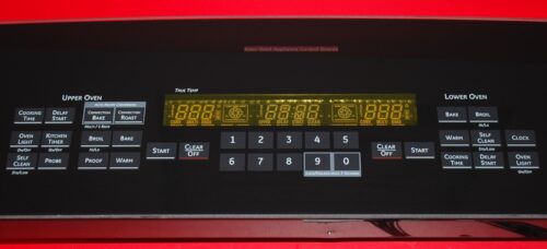 Part # WB27T10906, WB36T11070, WB27T10569, 164D4778P026 GE Oven Control Panel And Control Boards (used, overlay very good)