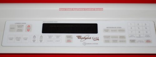 Part # 8300406, 4456048 Whirlpool Gold Control Panel And Control Board (used, overlay good)