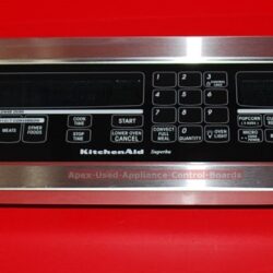 Part #4451791, 8302346, 8302344, 8302670 Kitchen-Aid Double Oven Control Panel And Control Board (used, overlay good)