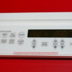 Part # WB27T10295, 164D4170P023, WB36T10471 GE Oven Control Panel And Control Board (used, overlay good)