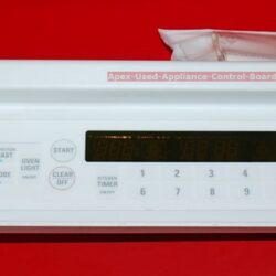 Part # 191D1575P015,WB27T10057, WB36T10204 GE Oven Control Panel And Electronic Control Board (used, overlay good)