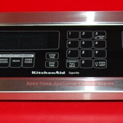 Part # 8303017, 4451791 Kitchen-Aid Superba Oven Control Panel And Control Board (used, overlay good)