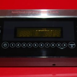 Part # WB27T10608, 164D4779P023, WB36T10876 GE Oven Control Panel And Control Board (used, overlay good)