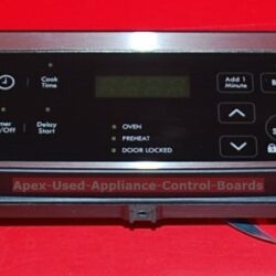Part # 316418582, 318575140, 318275900 Kenmore Oven Control Panel And Control Board (used, overlay excellent)