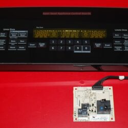 Part # WB27T10906, WB36T11070, WB27T10569, 164D4778P026 GE Oven Control Panel And Control Boards (used, overlay very good)