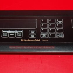 Part # 8300383, 4453165 Kitchen-Aid Superba Oven Control Panel And Control Board (used, overlay good)