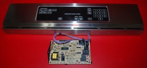 Part # 71002912, 8507P009-60, 71001799, 71002919 Jenn-Air Oven Control Panel (used, overlay good)