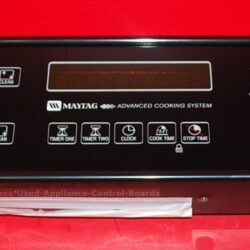 Part # 74007684, 71001872, 7428P036-60, 7428P042-60 Maytag Oven Control Panel And Control Boards (used, overlay good)