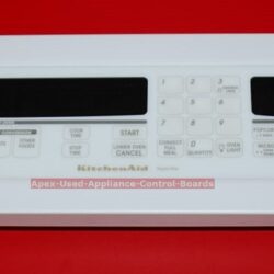 Part # 4452605, 4453377 Kitchen-Aid Superba Oven Control Panel And Control Board (used, overlay good)