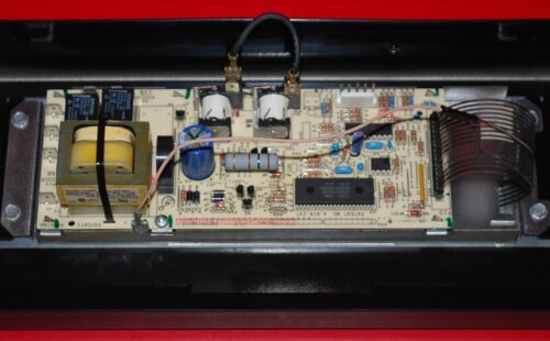 Part # 74004693, 8507P005-60, 74009199 Jenn-Air Oven Control Panel And Control Board (used, overlay good)