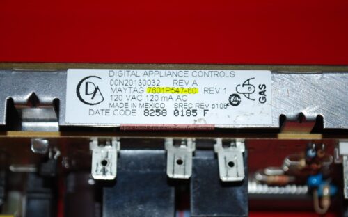 Part # 7601P547-60 - Maytag Oven Electronic Control Board (used, Fair)