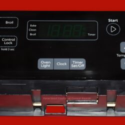 Part # WPW10734612 | W10348622 | Whirlpool Oven Control Board (overlay good - Black)