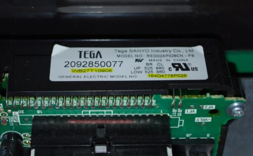 Part # WB27T10906, WB36T11070, WB27T10569, 164D4778P026 GE Oven Control Panel And Control Boards (used, overlay very good)