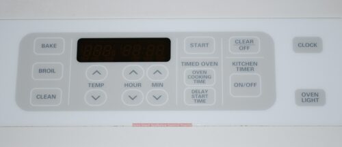 Part # WB27T10064,191D1576P022, WB36T10171 Kenmore Oven Control Panel And Control Board (used, overlay good)
