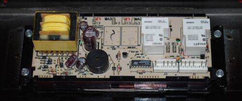 Part # 7601P491-60, 71002209, 71002100 Jenn-Air Extrusion Kick Control Panel And Control Board (used, overlay fair)