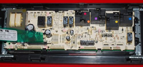Part # WB27T10800, 164D6476G002, WB36T10549 GE Built In Oven Control Panel And Control Board (used, overlay fair)