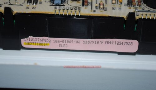 Part # WB27T10064,191D1576P022, WB36T10171 Kenmore Oven Control Panel And Control Board (used, overlay good)