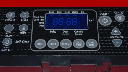 Whirlpool Oven Control Board - W10114381 | W10831554 (overlay fair - Black)