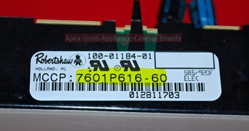 Part # WP12001628 | 7601P616-60 Maytag Oven Control Board (overlay fair - Bisque)
