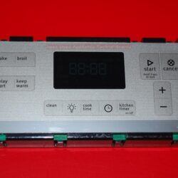 Part # W10348716 Whirlpool Oven Electronic Control Board (used, overlay good - Gray)