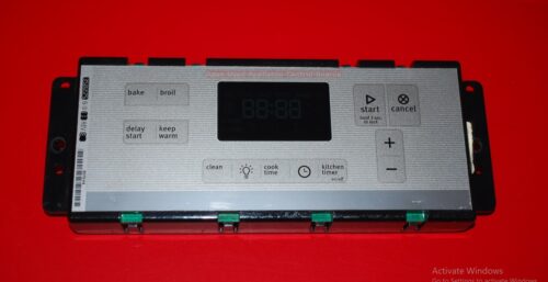 Part # W10348716 Whirlpool Oven Electronic Control Board (used, overlay good - Gray)